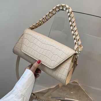 Stone Pattern Shoulder Bags For Women 2020 PU Leather Handbag Fashion Small Square Package Ins Chic Lady Solid Crossbody Bags
Stone Pattern Shoulder Bags For Women 2020 PU Leather Handbag Fashion Small Square Package Ins Chic Lady Solid Crossbody Bags