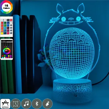 Anime lamp Totoro Arcylic Table Lamp for Children Birthday Holiday Gifts Bedroom Decor Cartoon 3d Led Light Bluetooth Speaker
Anime lamp Totoro Arcylic Table Lamp for Children Birthday Holiday Gifts Bedroom Decor Cartoon 3d Led Light Bluetooth Speaker