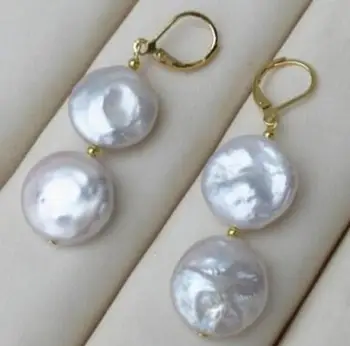 Free shipping noble jewelry 14K GOLD PAIR OF 15-16MM south sea WHITE COIN PEARL DANGLE BAROQUE EARRING
Free shipping noble jewelry 14K GOLD PAIR OF 15-16MM south sea WHITE COIN PEARL DANGLE BAROQUE EARRING