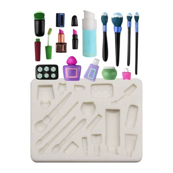 1 Pc Beauty Makeup Brush Bottles Keychain Pendant Resin Mold Lipstick Eyeshadow Palette Epoxy Resin Mold Jewelry Making Tools
1 Pc Beauty Makeup Brush Bottles Keychain Pendant Resin Mold Lipstick Eyeshadow Palette Epoxy Resin Mold Jewelry Making Tools