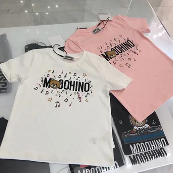 2020 New Summer Unisex Masha and Bear T-shirt Printing Children Clothing Boys and Girls White Pink Cotton Short-sleeved T-shirt
2020 New Summer Unisex Masha and Bear T-shirt Printing Children Clothing Boys and Girls White Pink Cotton Short-sleeved T-shirt