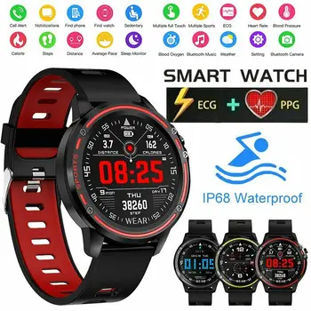 L8 Smart Watch Men Women Waterproof ECG PPG Heart Rate Monitoring Sport Health Sleep Tracker Smartwatch for IOS Android Phone 
L8 Smart Watch Men Women Waterproof ECG PPG Heart Rate Monitoring Sport Health Sleep Tracker Smartwatch for IOS Android Phone