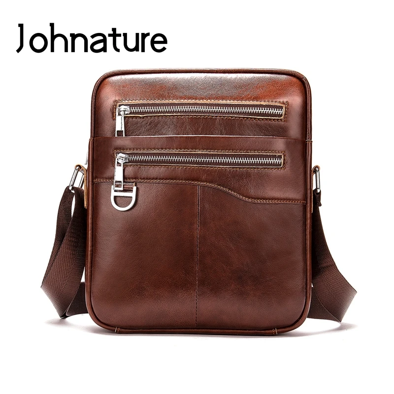 Johnature 2019 New Retro Business Genuine Leather Men Messenger Bag Cowhide Solid Color Zipper Leisure Shoulder&Crossbody Bags
Johnature 2019 New Retro Business Genuine Leather Men Messenger Bag Cowhide Solid Color Zipper Leisure Shoulder&Crossbody Bags