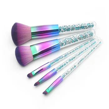 5pcs/Lot Transparent Diamond Handle Makeup Brushes Eyeshadow Nose Foundation Eyebrow Lips Brushes PP Bag Cosmetic 5pcs Brush Set 
5pcs/Lot Transparent Diamond Handle Makeup Brushes Eyeshadow Nose Foundation Eyebrow Lips Brushes PP Bag Cosmetic 5pcs Brush Set