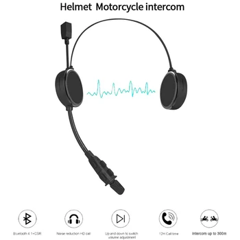 E300 Bluetooth 4.2 Helmet Headset Wireless 300M Anti-interference For Motorcycle Helmet Riding Intercom Headphone Moto Speakers
E300 Bluetooth 4.2 Helmet Headset Wireless 300M Anti-interference For Motorcycle Helmet Riding Intercom Headphone Moto Speakers