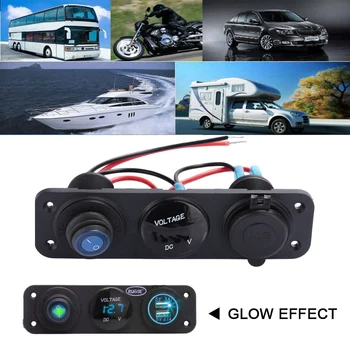 USB Charger Charging Adapter Portable Car Charger Voltmeter Navigator 3.1A DC12 Smart
USB Charger Charging Adapter Portable Car Charger Voltmeter Navigator 3.1A DC12 Smart
