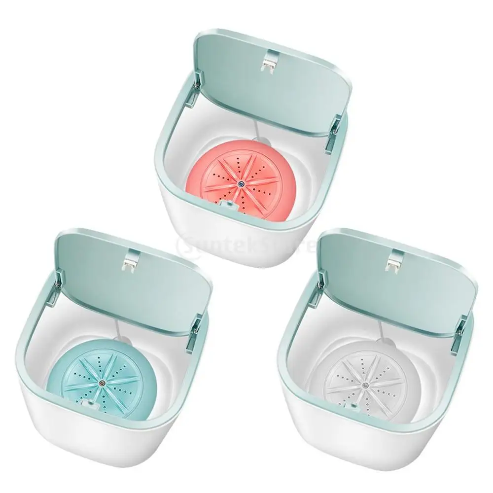 Portable Automatic Washing Machine Electric USB Charging Cleaning Clothes Washer for Makeup Brush Underwear For Travel | Бытовая