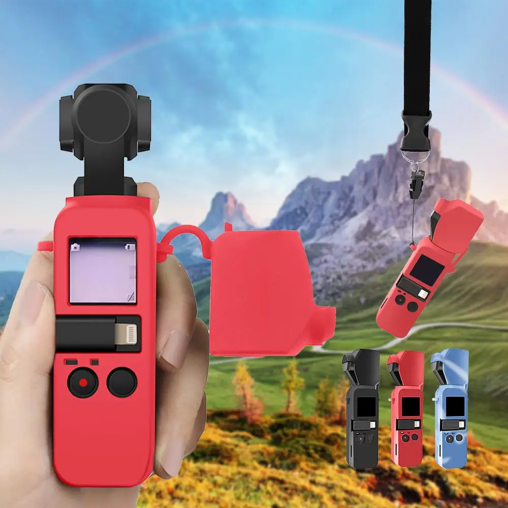 For DJI OSMO POCKET Protector Set Soft Silicone Case Cover with Neck/Wrist Strap Lanyard for Osmo Pocket Handheld Gimbal r30
For DJI OSMO POCKET Protector Set Soft Silicone Case Cover with Neck/Wrist Strap Lanyard for Osmo Pocket Handheld Gimbal r30