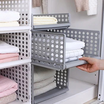 Detachable Clothes Organizer Wardrobe Partition Board Rack Drawer Clothes Storage Box bedroom multi-layer stackable storage rack
Detachable Clothes Organizer Wardrobe Partition Board Rack Drawer Clothes Storage Box bedroom multi-layer stackable storage rack