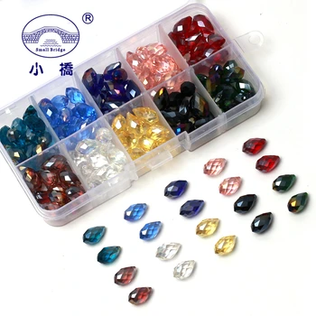 6*12Mm Austria Mix Color Glass Teardrop Beads For Jewelry Bracelets Making Crystal Glass Beads Kit For DIY 1 set 10 colors
6*12Mm Austria Mix Color Glass Teardrop Beads For Jewelry Bracelets Making Crystal Glass Beads Kit For DIY 1 set 10 colors