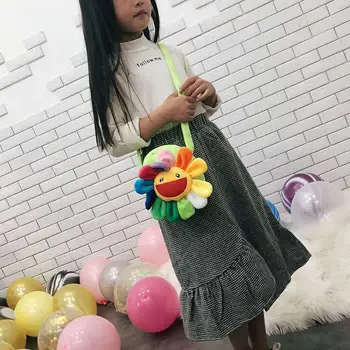 Kids Bags 2020 Sunshine Colorful Rainbow Sunflower Plush Pendant Card Coin Purse For Children Kid Women Bags Girl Christmas Gift
Kids Bags 2020 Sunshine Colorful Rainbow Sunflower Plush Pendant Card Coin Purse For Children Kid Women Bags Girl Christmas Gift
