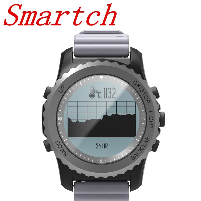 Smartch S968 Bluetooth Smart Watch IP68 Waterproof Support Air Pressure GPS Heart Rate Monitor Smart Bracelet Fitness Tracker Wr
Smartch S968 Bluetooth Smart Watch IP68 Waterproof Support Air Pressure GPS Heart Rate Monitor Smart Bracelet Fitness Tracker Wr