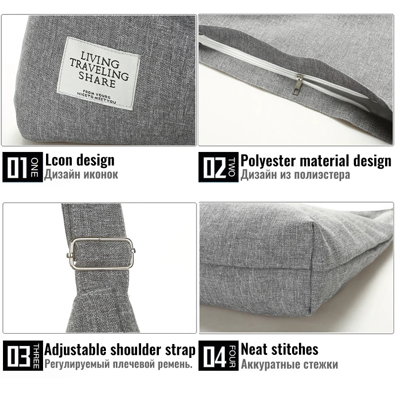 MARKROYAL Shoulder Bag Ladies Messenger Bag Large Capacity Canvas Shopping Bags All-match Simple Student Handbag Dropshipping MARKROYAL Shoulder Bag Ladies Messenger Bag Large Capacity Canvas Shopping Bags All-match Simple Student Handbag Dropshipping