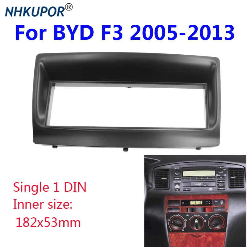 Автомобильный держатель панели приборной панели Fascia Для BYD F3 2005 - 2013 Stereo Face Surround Trim Single 1 Din 182*53 мм комплект рамок
Автомобильный держатель панели приборной панели Fascia Для BYD F3 2005 - 2013 Stereo Face Surround Trim Single 1 Din 182*53 мм комплект рамок
