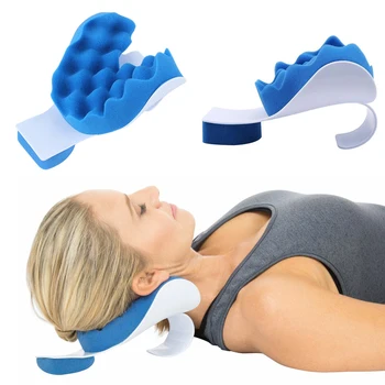 Pain Relief Pillow Neck Shoulder Relaxer Traction Device Cervical Spine Alignment Neck Support Travel Pillow Drop Shipping
Pain Relief Pillow Neck Shoulder Relaxer Traction Device Cervical Spine Alignment Neck Support Travel Pillow Drop Shipping