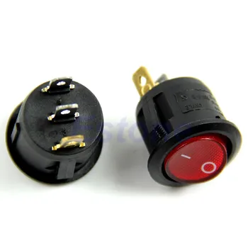 1PC AC 6A/250V 3-Pin Red Light ON-OFF SPST Round Button Dot Boat Car Auto Rocker Switch C45
1PC AC 6A/250V 3-Pin Red Light ON-OFF SPST Round Button Dot Boat Car Auto Rocker Switch C45