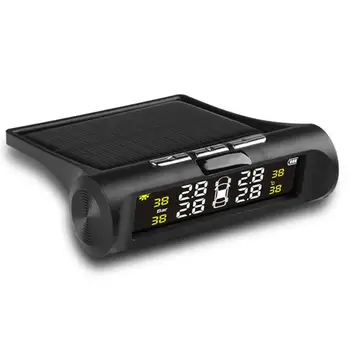 Smart Auto Tpms Tire Pressure Monitoring System Solar Power Digital Lcd Display Car Alarm Systems Tire Pressure Detector
Smart Auto Tpms Tire Pressure Monitoring System Solar Power Digital Lcd Display Car Alarm Systems Tire Pressure Detector