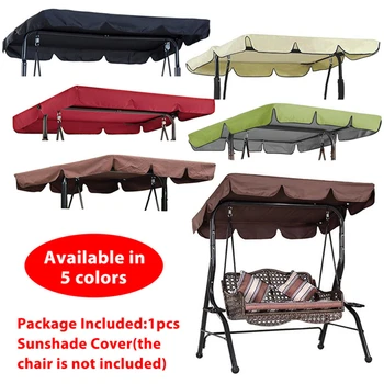 Oxford Cloth Swing Seat Top Cover Waterproof Sunscreen Protector Shed Roof Cover Two-seater/three-seater swing shed outdoor
Oxford Cloth Swing Seat Top Cover Waterproof Sunscreen Protector Shed Roof Cover Two-seater/three-seater swing shed outdoor