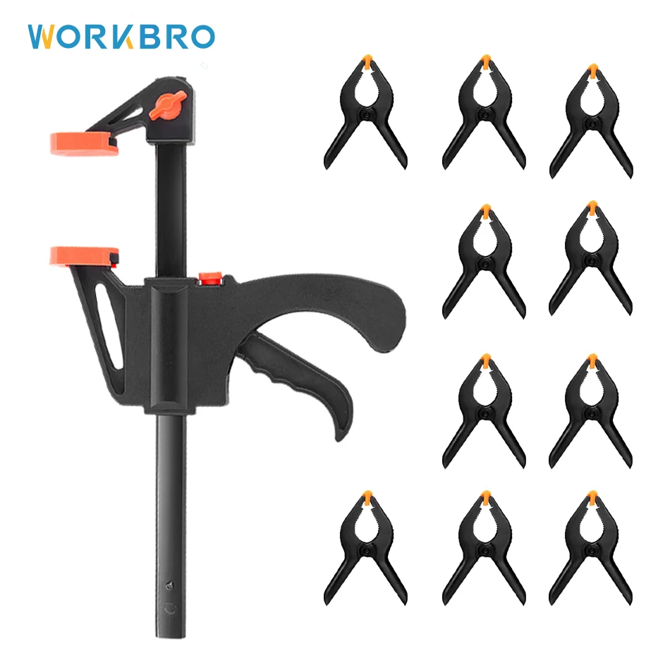 Fixed Clamp 4 Inch Woodworking F Clip Grip Work Bar Ratchet Quick Release Speed Squeeze A Clamp Kit Hand Woodworking Tools
Fixed Clamp 4 Inch Woodworking F Clip Grip Work Bar Ratchet Quick Release Speed Squeeze A Clamp Kit Hand Woodworking Tools