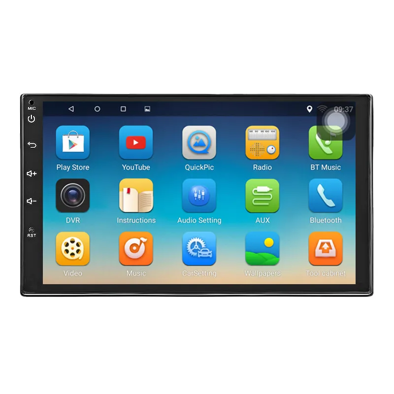 Автомобильный мультимедийный плеер CHOGATH 9 дюймов 2 Din универсальный Android 8 0 Gps
