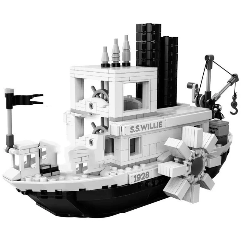 Hot Sell Mickey Steamboat Willie Set Model Legoinglys Building Blocks Bricks toys for children Gifts Kid Christmas
Hot Sell Mickey Steamboat Willie Set Model Legoinglys Building Blocks Bricks toys for children Gifts Kid Christmas