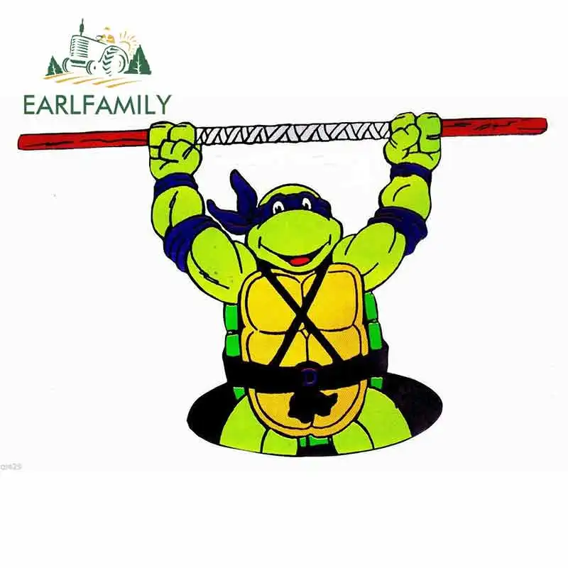 EARLFAMILY 13cm x 8.6cm for Cartoon Tmnt Ninja Turtles Car Stickers Anime Waterproof Sunscreen Vinyl JDM Bumper Truck Graphics
EARLFAMILY 13cm x 8.6cm for Cartoon Tmnt Ninja Turtles Car Stickers Anime Waterproof Sunscreen Vinyl JDM Bumper Truck Graphics