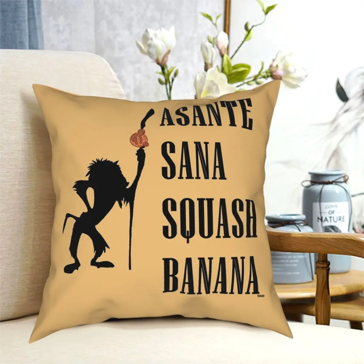 Наволочка Rafiki с принтом на молнии для оформления фотографий
Наволочка Rafiki с принтом на молнии для оформления фотографий