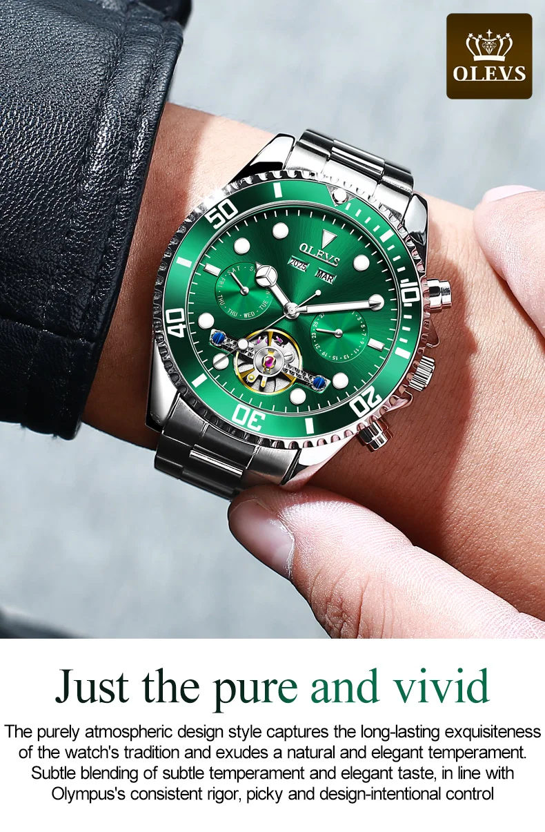 OLEVS Men Business Mechanical Watch OLEVS Men Business Mechanical Watch
