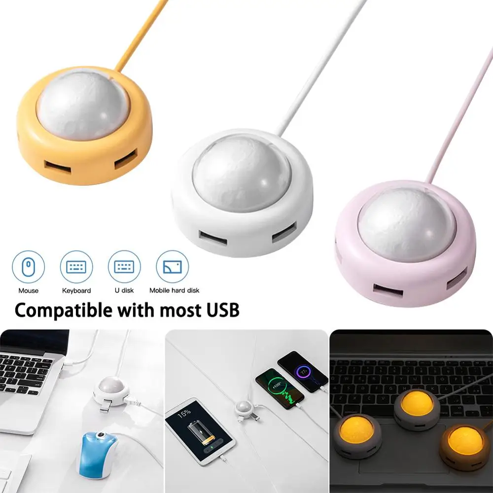 USB Extender Moon Light Cute Pet USB Splitter Atmosphere Night Light USB One for Four Cute Hub
USB Extender Moon Light Cute Pet USB Splitter Atmosphere Night Light USB One for Four Cute Hub