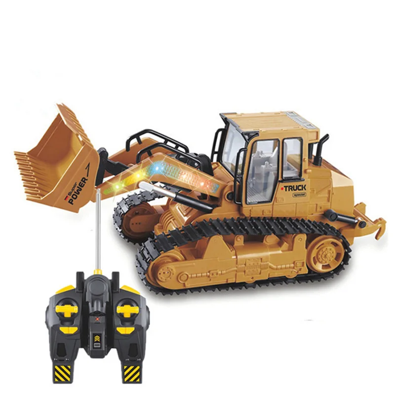Oversized Simulation Bulldozer Remote Control Engineering Vehicle Children's Toy Gift Model Bulldozer Truck Toys for Children
Oversized Simulation Bulldozer Remote Control Engineering Vehicle Children's Toy Gift Model Bulldozer Truck Toys for Children