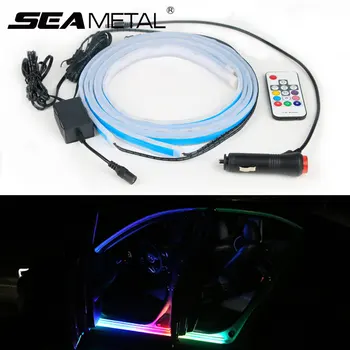 Car Interior Lights LED Auto Door Welcome Lamp Flexible Strip Waterproof Light Remote Control RGB Color Neon Lights Accessories
Car Interior Lights LED Auto Door Welcome Lamp Flexible Strip Waterproof Light Remote Control RGB Color Neon Lights Accessories