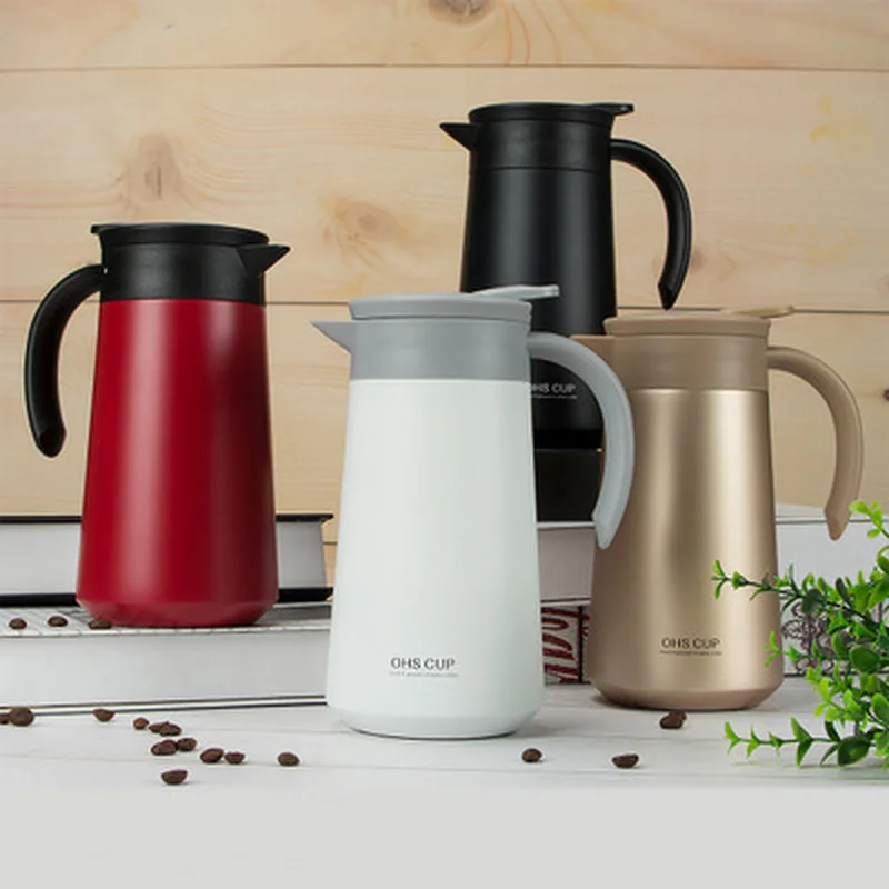Double-layer Vacuum Stainless Steel Water Bottle European Coffee Pot Simple Pressing-type Thermos Kettle Hydroflask 600ML/800ML
Double-layer Vacuum Stainless Steel Water Bottle European Coffee Pot Simple Pressing-type Thermos Kettle Hydroflask 600ML/800ML