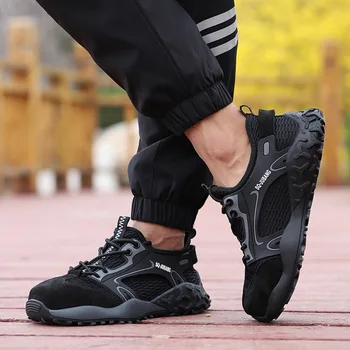 Dropshipping Men Safety Boots Outdoor Lightweight Men Shoes Water-proof Puncture-Proof Workers Sneakers Indestructible Shoes
Dropshipping Men Safety Boots Outdoor Lightweight Men Shoes Water-proof Puncture-Proof Workers Sneakers Indestructible Shoes