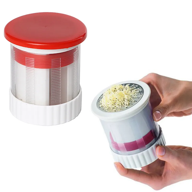 Handheld Stainless Steel Cheese Grater Butter Mincer Mill Fruit Shredder Slicer Mini Efficient Safety Rotary Cutter Kitchen Tool
Handheld Stainless Steel Cheese Grater Butter Mincer Mill Fruit Shredder Slicer Mini Efficient Safety Rotary Cutter Kitchen Tool