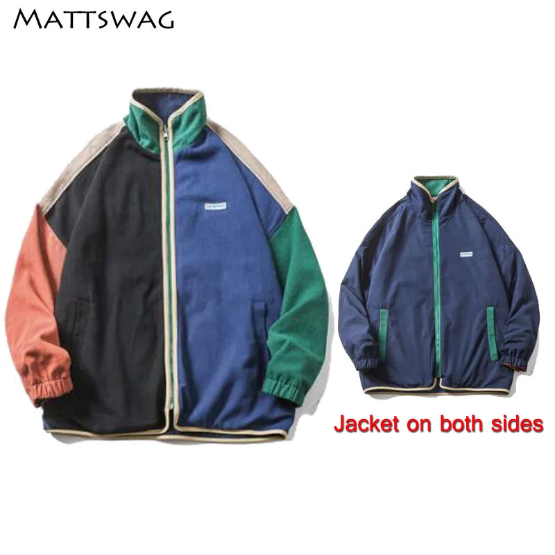 MATTSWAG Hit Color Jacket On Both Sides for Men 2020 Stylish Patchwork Mens Coat Outwear Casual Japanese Zipper Men Clothing USA
MATTSWAG Hit Color Jacket On Both Sides for Men 2020 Stylish Patchwork Mens Coat Outwear Casual Japanese Zipper Men Clothing USA