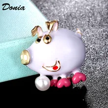 Donia jewelry Perfect Tray Pig Animal Brooch Men's Jewelry Beautiful Hijab Accessories Women's Wedding Bridal Pearl Jewelry
Donia jewelry Perfect Tray Pig Animal Brooch Men's Jewelry Beautiful Hijab Accessories Women's Wedding Bridal Pearl Jewelry