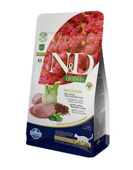FARMINA FARMINA CAT N & D GRAIN FREE QUINOA DIGESTION LAMB bezzernovoy adult cat allergies with lamb and quinoa
FARMINA FARMINA CAT N & D GRAIN FREE QUINOA DIGESTION LAMB bezzernovoy adult cat allergies with lamb and quinoa