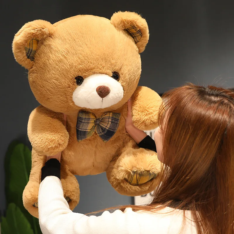 45/60CM Cartoon Bow Teddy Plush Toys Brown Stuffed Soft Animal Bear Doll Cushion Pillow for Children Kids Baby Birthday Gifts
45/60CM Cartoon Bow Teddy Plush Toys Brown Stuffed Soft Animal Bear Doll Cushion Pillow for Children Kids Baby Birthday Gifts