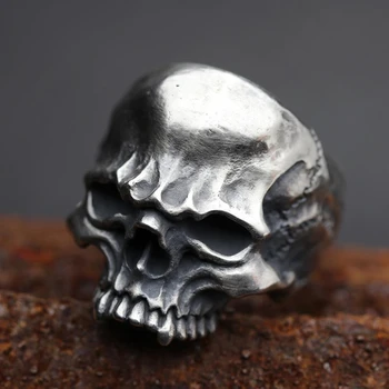 EYHIMD Fashion Vintage Skull Men's Ring Unique Cranium Biker 316L Stainless Steel Rings Gothic Punk Jewelry 
EYHIMD Fashion Vintage Skull Men's Ring Unique Cranium Biker 316L Stainless Steel Rings Gothic Punk Jewelry