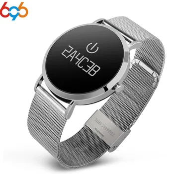 696 0.95inch Heart Rate Blood Pressure Monitor IP67 Bluetooth Sedentary Activity Track Smart Sport Watch Wristband for Phones
696 0.95inch Heart Rate Blood Pressure Monitor IP67 Bluetooth Sedentary Activity Track Smart Sport Watch Wristband for Phones