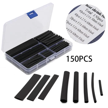 150pcs Wire Cable Insulated Sleeving 2:1 Halogen-Free Heat Shrinkable Tube Wrap Wire Heat Shrink Tubing
150pcs Wire Cable Insulated Sleeving 2:1 Halogen-Free Heat Shrinkable Tube Wrap Wire Heat Shrink Tubing