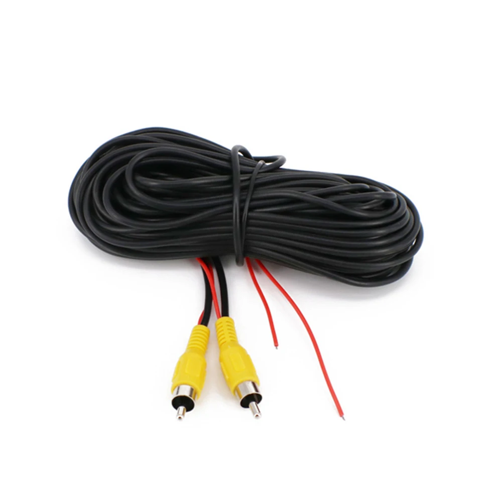 Extension Video Cable Rear View Reverse Wear-resistant Wire 15m Backup Cord Parking RCA 12-24V Connector Durable
Extension Video Cable Rear View Reverse Wear-resistant Wire 15m Backup Cord Parking RCA 12-24V Connector Durable