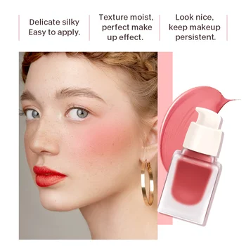 

DEROL Genuine Moisturizing Liquid Blush, Moisturizing, Repairing and Brightening Complexion, Natural Nude Makeup Rouge