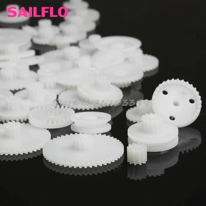 58Pcs Toothed Wheels WSFS Gears Plastic All Module 0.5 Robot Parts DIY New Drop shipping Drop Ship
58Pcs Toothed Wheels WSFS Gears Plastic All Module 0.5 Robot Parts DIY New Drop shipping Drop Ship