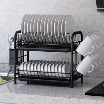 1 Pcs Drain Rack High Quality Professional Durable Sturdy Storage Rack Multifunctional Double Layer for Kitchen Tableware
1 Pcs Drain Rack High Quality Professional Durable Sturdy Storage Rack Multifunctional Double Layer for Kitchen Tableware