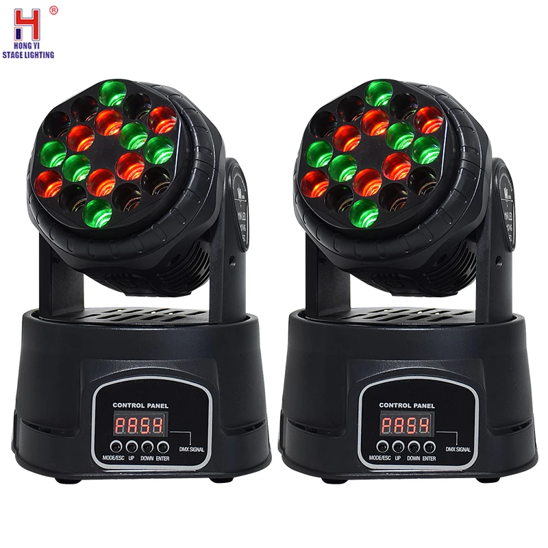 Led stage lights 18x3w moving head RGB light with DMX controlled stage effect lighting for home party bar club wedding 2pcs/lot
Led stage lights 18x3w moving head RGB light with DMX controlled stage effect lighting for home party bar club wedding 2pcs/lot
