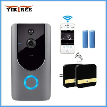 Yiktree 720P WiFi Security DoorBell Visual Recording Low Power Consumption Remote Home Monitoring Night Vision Video Door Phone
Yiktree 720P WiFi Security DoorBell Visual Recording Low Power Consumption Remote Home Monitoring Night Vision Video Door Phone