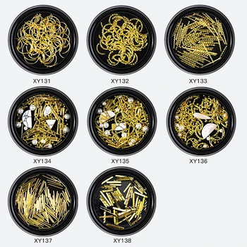 1 Box 3D Nail Art Decoration Metal Rivet Studs Radian Rivet Wave Pattern Pearl Mixed Ornament DIY Design Accessories Tools
1 Box 3D Nail Art Decoration Metal Rivet Studs Radian Rivet Wave Pattern Pearl Mixed Ornament DIY Design Accessories Tools