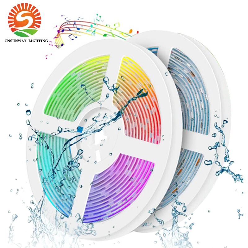 RGB LED Light Strip Bluetooth Waterproof RGB5050 Smart Timing LED Rope Light Strips 44 Key RF Remote Controller 4pin Connector
RGB LED Light Strip Bluetooth Waterproof RGB5050 Smart Timing LED Rope Light Strips 44 Key RF Remote Controller 4pin Connector