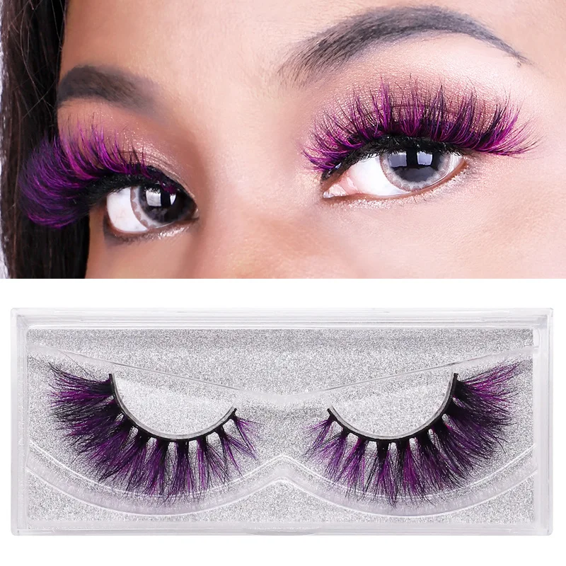 New 9d mink false eyelashes color eyelashes handmade soft transparent stem popular in Europe and America Free Shipping
New 9d mink false eyelashes color eyelashes handmade soft transparent stem popular in Europe and America Free Shipping